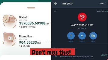 FREE TRON CLOUD MINING 2022 : HOW TO GET 904.55 TRX IN TRUST WALLET FOR FREE ( INSTANT PAYOUT )