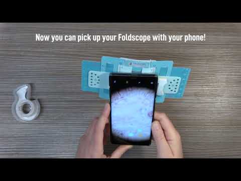 Foldscope viewing methods