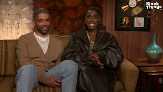 Bob Marley: One Love Stars, Kingsley Ben-Adir & Lashana Lynch discuss Black Love & Caribbean culture