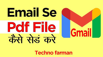 Pdf Kaise Send Kare Email Pe | Email se Document Kaise Send kare| How To Send Pdf In Email.