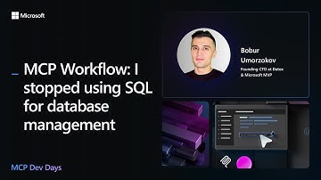 MCP Workflow: I stopped using SQL for database management