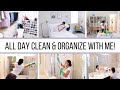 ALL DAY CLEAN & ORGANIZE WITH ME !! // EXTREME CLEANING MOTIVATION // Jessica Tull cleaning