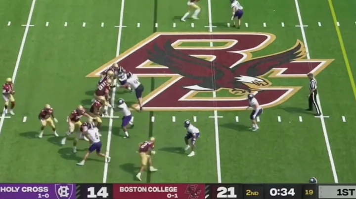 Thomas Castellanos 2023 Game Highlights vs Holy Cross | THH