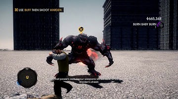 Saints Row IV - Use Buff Then Shoot Enemies, Buff Training