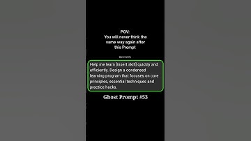 Learning Hack with ChatGPT || Dark Prompt