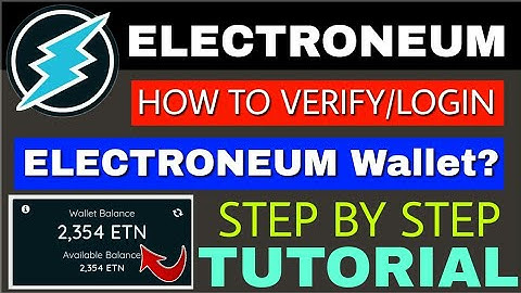 How to verify and login ELECTRONEUM WALLET?? Step By Step Tutorial (hindi/urdu) Workwithdileep