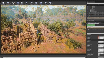 Set dressing with AlterMesh - Geometry nodes in Unreal