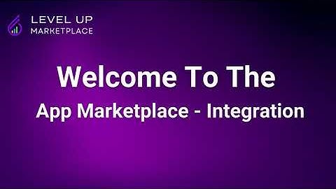 App Marketplace - Integration For Go High Level
