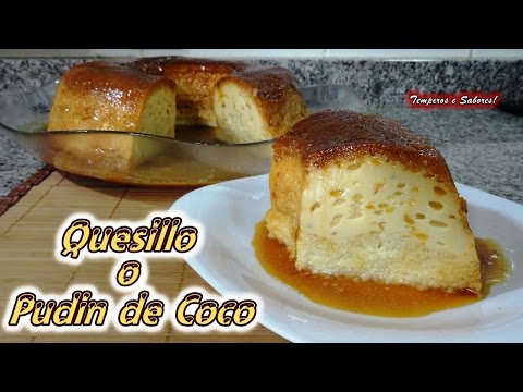 Receta Quesillo De Coco
