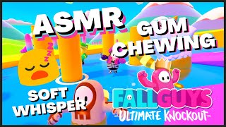 ASMR Gaming - Fall Guys ,Soft Whispers, Gum Chewing 😴 screenshot 3