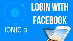Ionic 3 Tutorial #26 Facebook Login - Durasi: 9.03. 