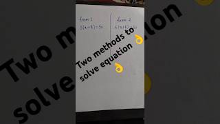 Solve Equation #maths #shots #mathstricks #mathematics #education #instareels #equcation
