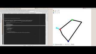 Minimum enclosing triangle implementation screenshot 5