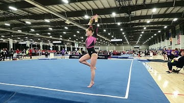 Audrey Sanger DP Nationals Floor (2022)
