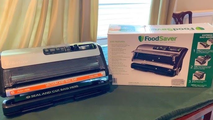 FoodSaver Vacuum Sealer with Express Bag Maker, Built-In Handheld Sealer,  and Bags and Roll Starter Kit - Black - FM5200