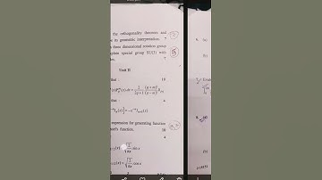 #GJU question paper of Msc (physics)1st sem