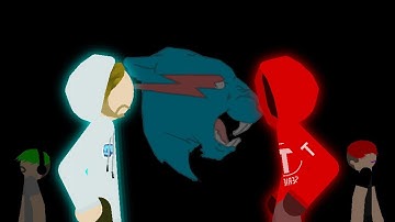 Animation|Pewdiepie vs T-Series The battle for a 100M subs|Stick Nodes|Part 1