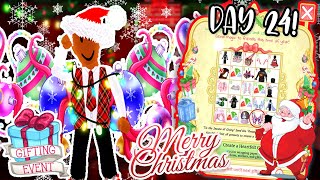 25 DAYS OF GIFTING IN ROYALE HIGH DAY 24 GIFT REVEAL + GETTING SHOWERED WITH XMAS GIFTS ?❄?