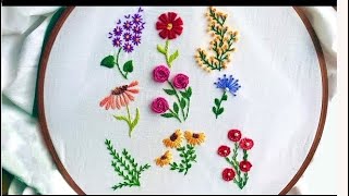Flower Embroidery craft work || Dhanya ||KV NO 2 KASARAGOD screenshot 5