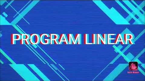 Video Pembelajaran Matematika Materi Program Linear