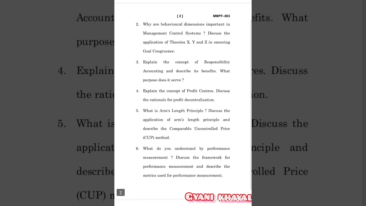 MMPF-003   DECEMBER-2023 QUESTION PAPER IGNOU