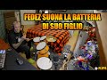 Fedez suona la batteria di suo figlio | Fedez live