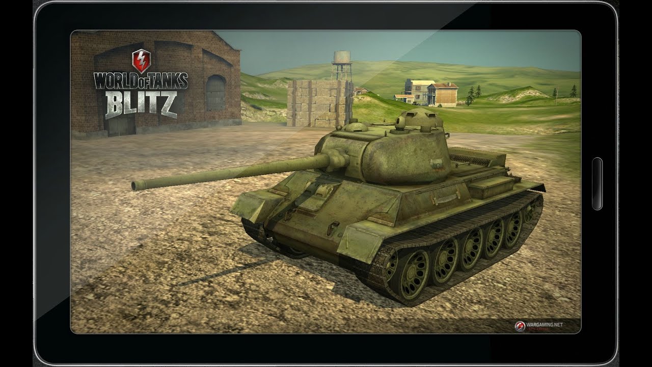 wot replay World of Tanks Blitz CZ - T-43 - komentovaný replay, sidescrapping + úhlování