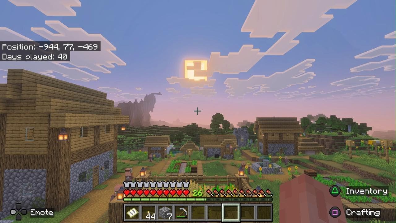 Minecraft Sunset - YouTube