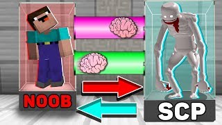 Minecraft NOOB vs SCP 096 : BRAIN EXCHANGE! NOOB BECAME a SCARY SCP 096 in Minecraft! Animation!