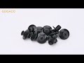 Gooacc 190 pcs car retainer clips  fastener remover for toyota honda nissan mazda