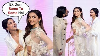 Deepika Padukone Reaction On Her Wax Statue At Madame Tussauds