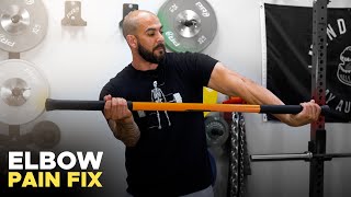 How To Fix Golfers Elbow And Elbow Pain With A Stick