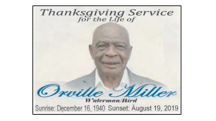 Orville Miller Thanksgiving Service Part 1