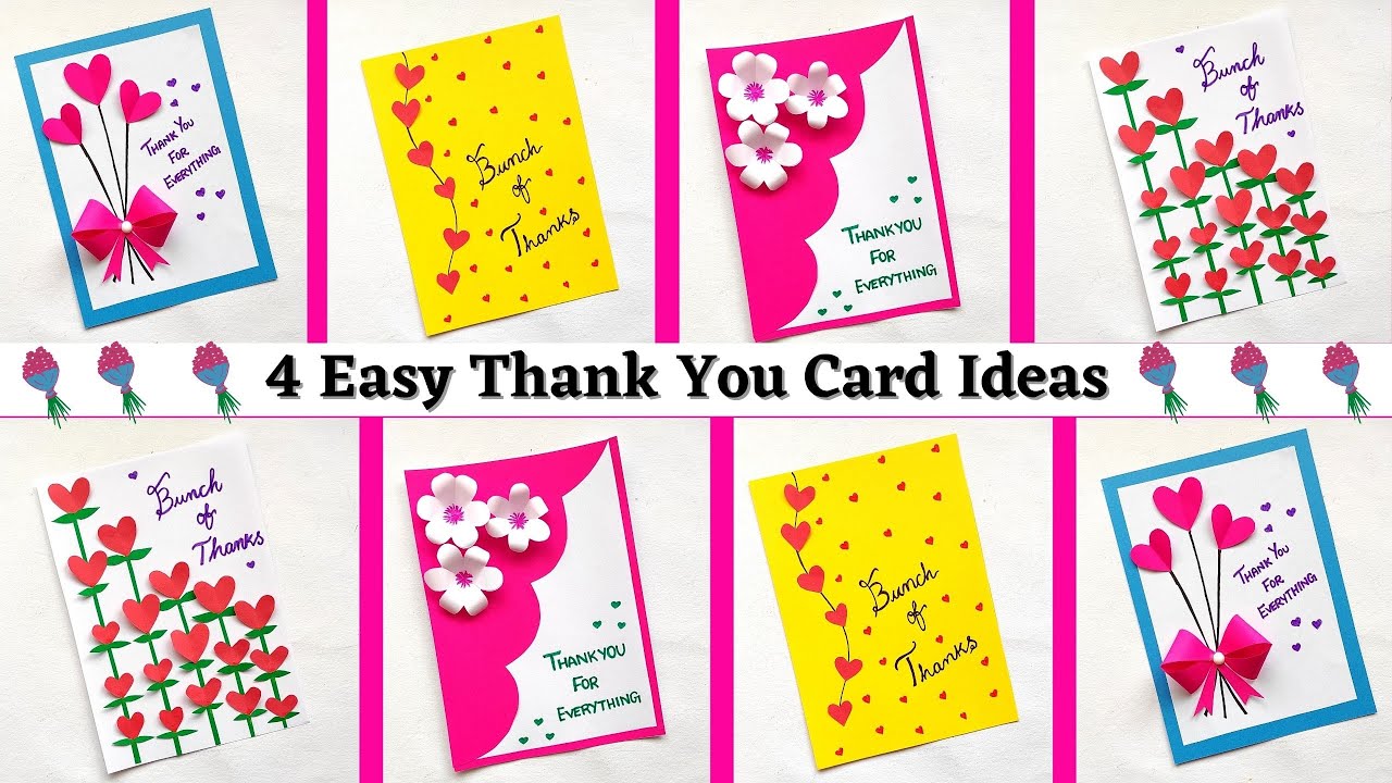 homemade thank you cards