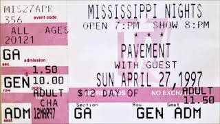 13. Old to Begin - Pavement - April 27, 1997 - Mississippi Nights, St. Louis, MO