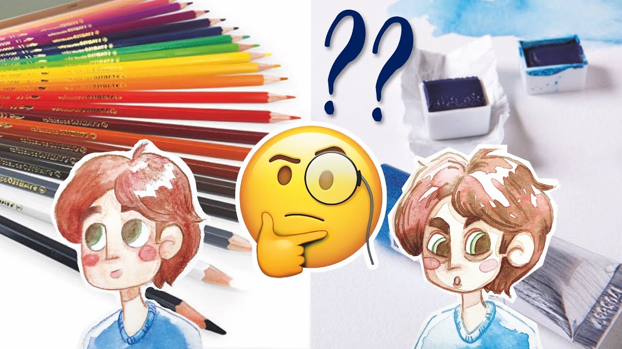 ACQUERELLI o MATITE ACQUERELLABILI? Qual è la TECNICA MIGLIORE? proviamole e scopriamolo insieme.