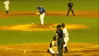 【ユニバーシアード壮行試合】横浜DeNA 柿田 対 侍ジャパン 柴田_2015062901