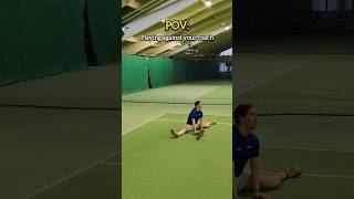 "It's sooo unfair!" 🔹#scheibenpower #tennis #tennisfun #tenniscoach #ilovemyplayers
