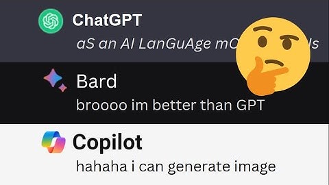 ChatGPT vs Google Bard vs Co-Pilot????