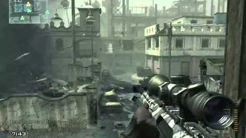 MW3 6 Headshot Streak W/ Barrett 50 Cal