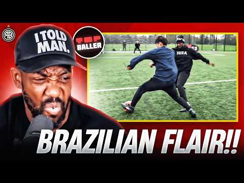 Brazilian Flair STEALS The Show!!! | 1v1 for £1000 West London | Top Baller | @RantsReacts