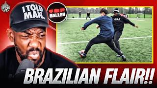 Brazilian Flair STEALS The Show!!! | 1v1 for £1000  West London | Top Baller | @RantsReacts