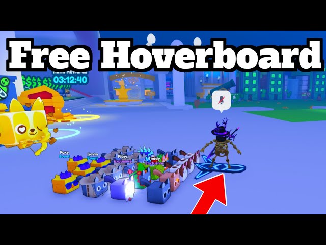 Pet Sim X hardcore mode free hoverboard #roblox #petsimulatorx #petsim