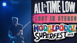 All Time Low "Lost In Stereo" LIVE at Hodgepodge Superfest 2018