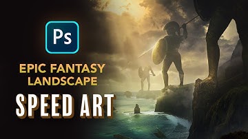 Create an EPIC FANTASY LANDSCAPE in Photoshop!