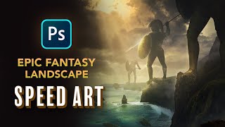 Create an EPIC FANTASY LANDSCAPE in Photoshop!