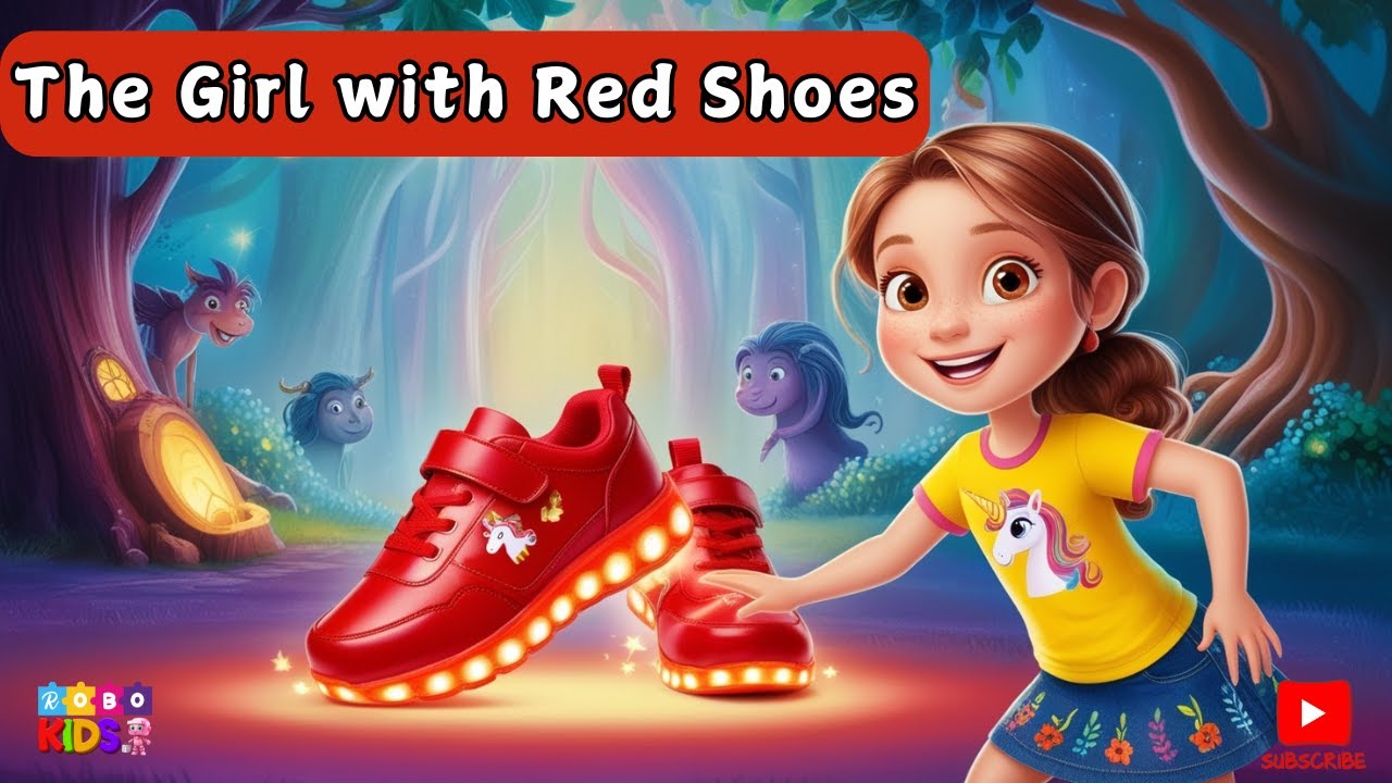 The Girl with Red Shoes | Hindi Moral Stories for Kids | bedtime ...
