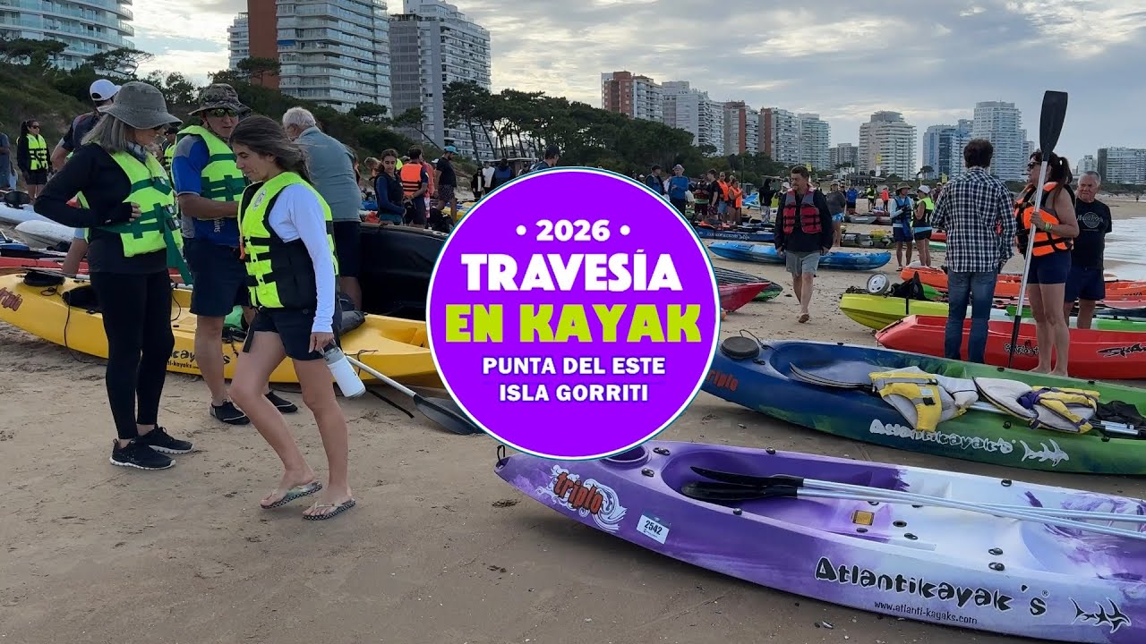 Punta del Este, Isla Gorriti, Travesía en kayak, 15.02.2026