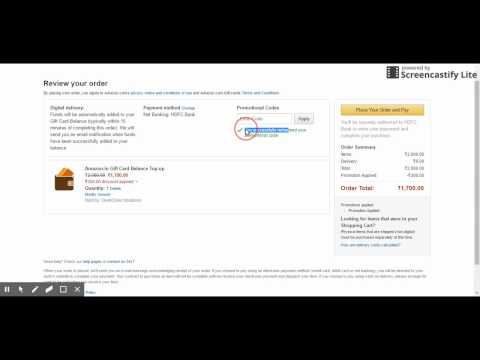 How to Use Coupon Code on Amazon India to Purchase Amazon Gift Card Balance