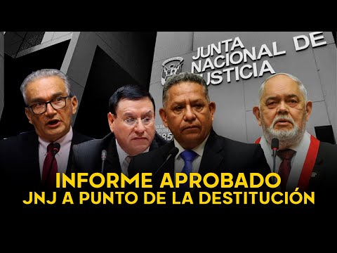 Comisión Permanente aprobó el informe que recomienda destituir a los miembros de la JNJ